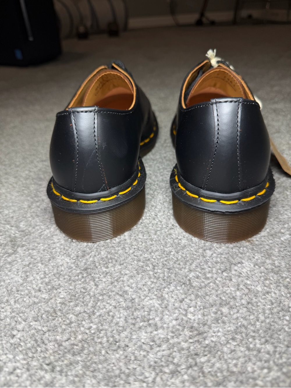 Size UK5 / US 6 Dr. Martens 1461 Made in England Black Leather Oxford Shoes - Picture 9 of 9